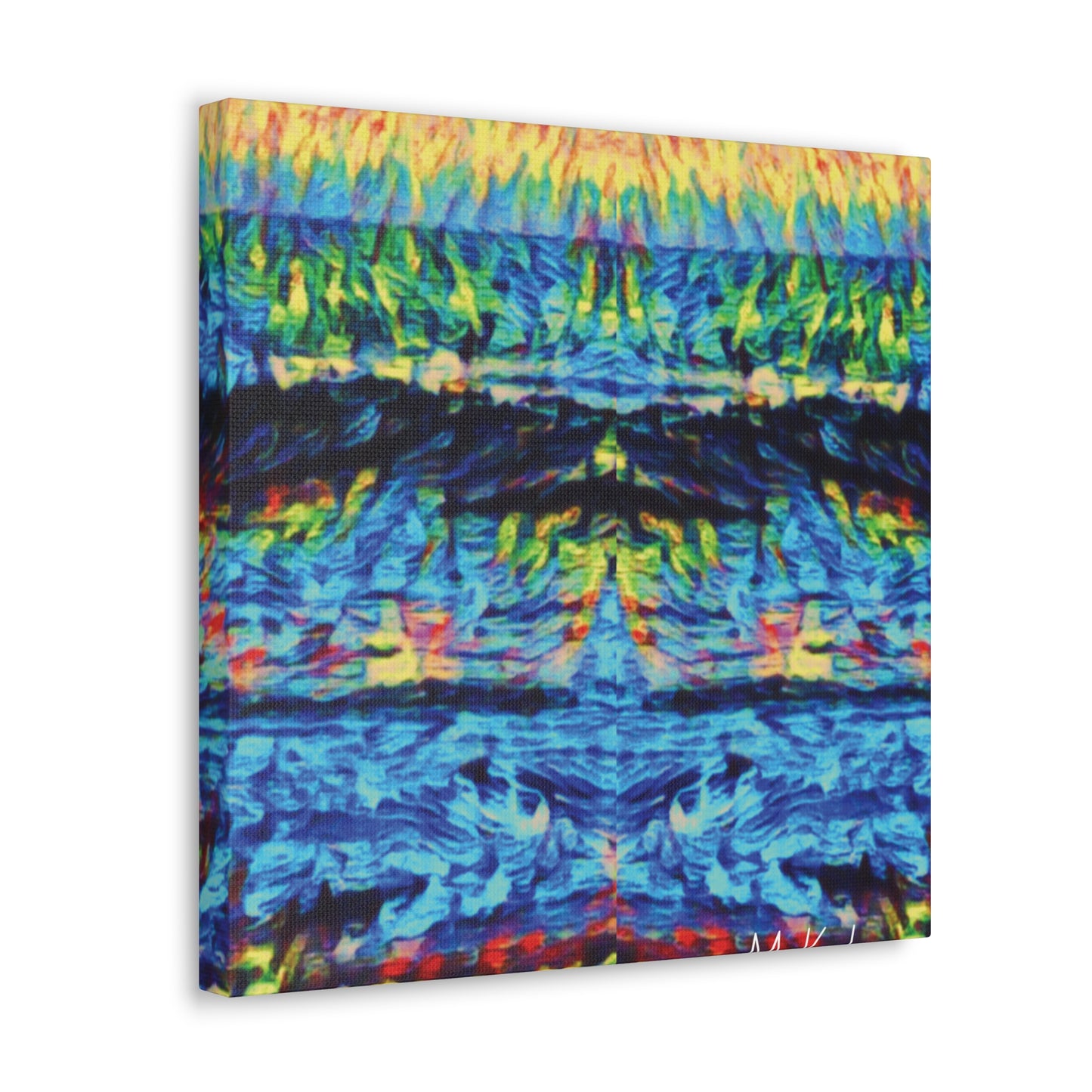 Canvas Gallery Wrap Nahariya Waves