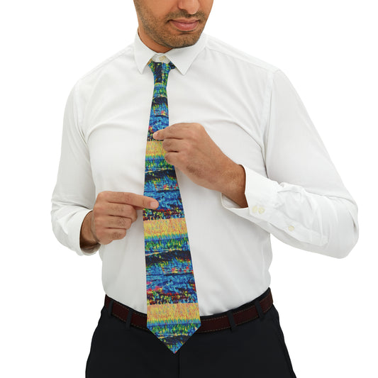 Necktie Nahariya Waves Pattern