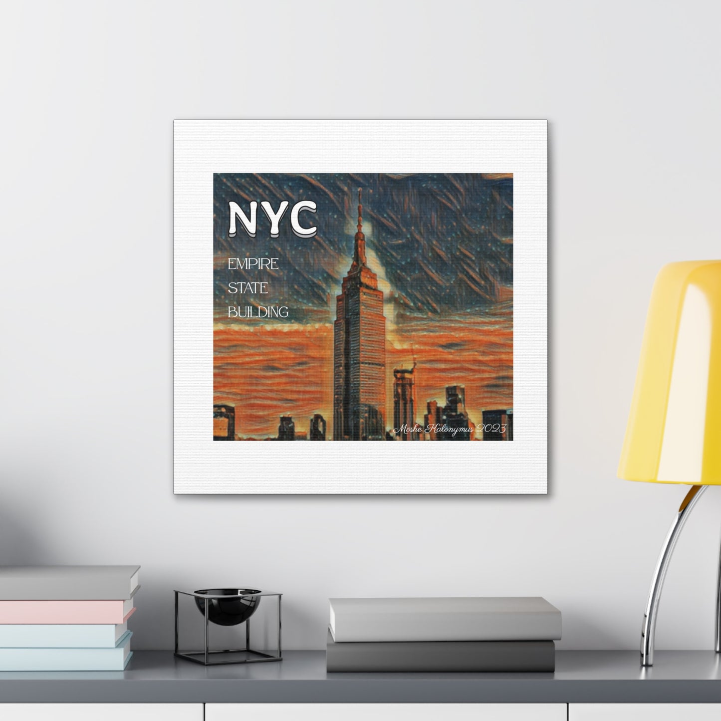 Canvas Gallery Wrap of "NYC Empire State Building".