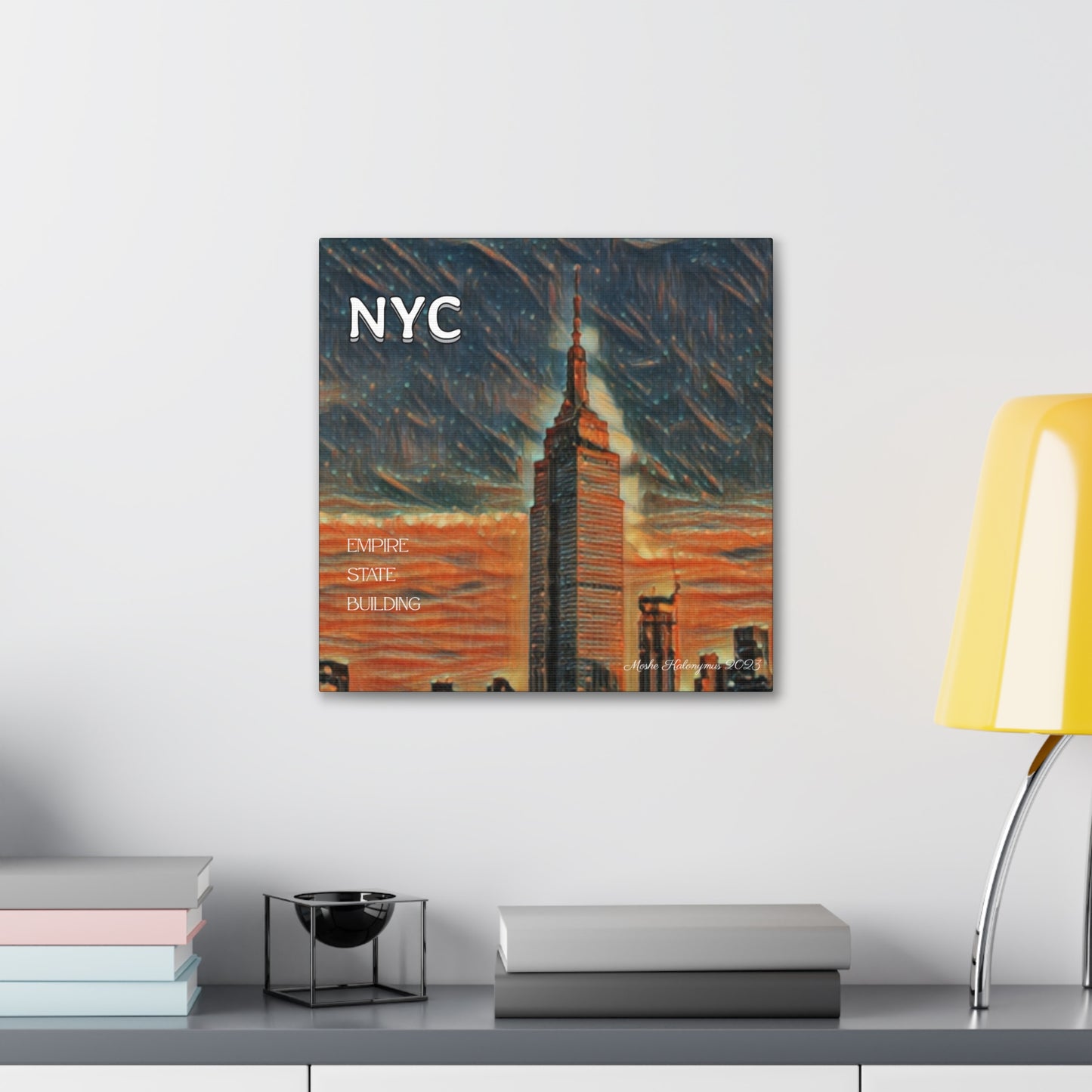 Canvas Gallery Wrap of "NYC Empire State Building".