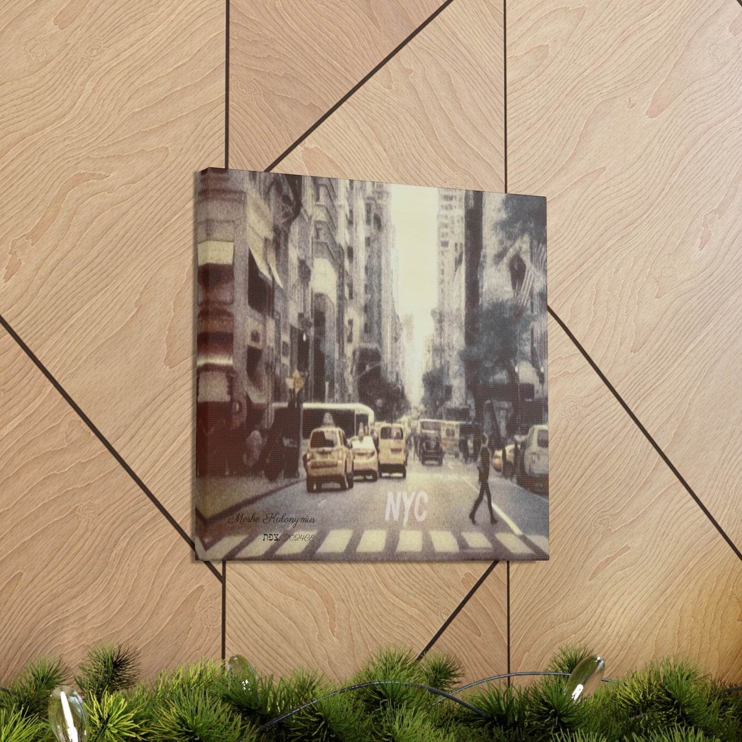 Canvas Gallery Wrap "NYC Traffic"