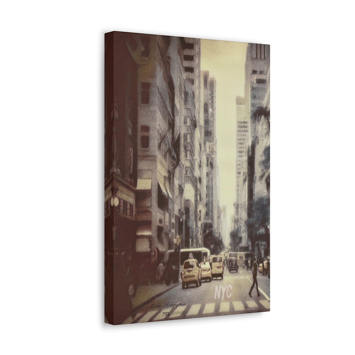 Canvas Gallery Wrap "NYC Traffic"