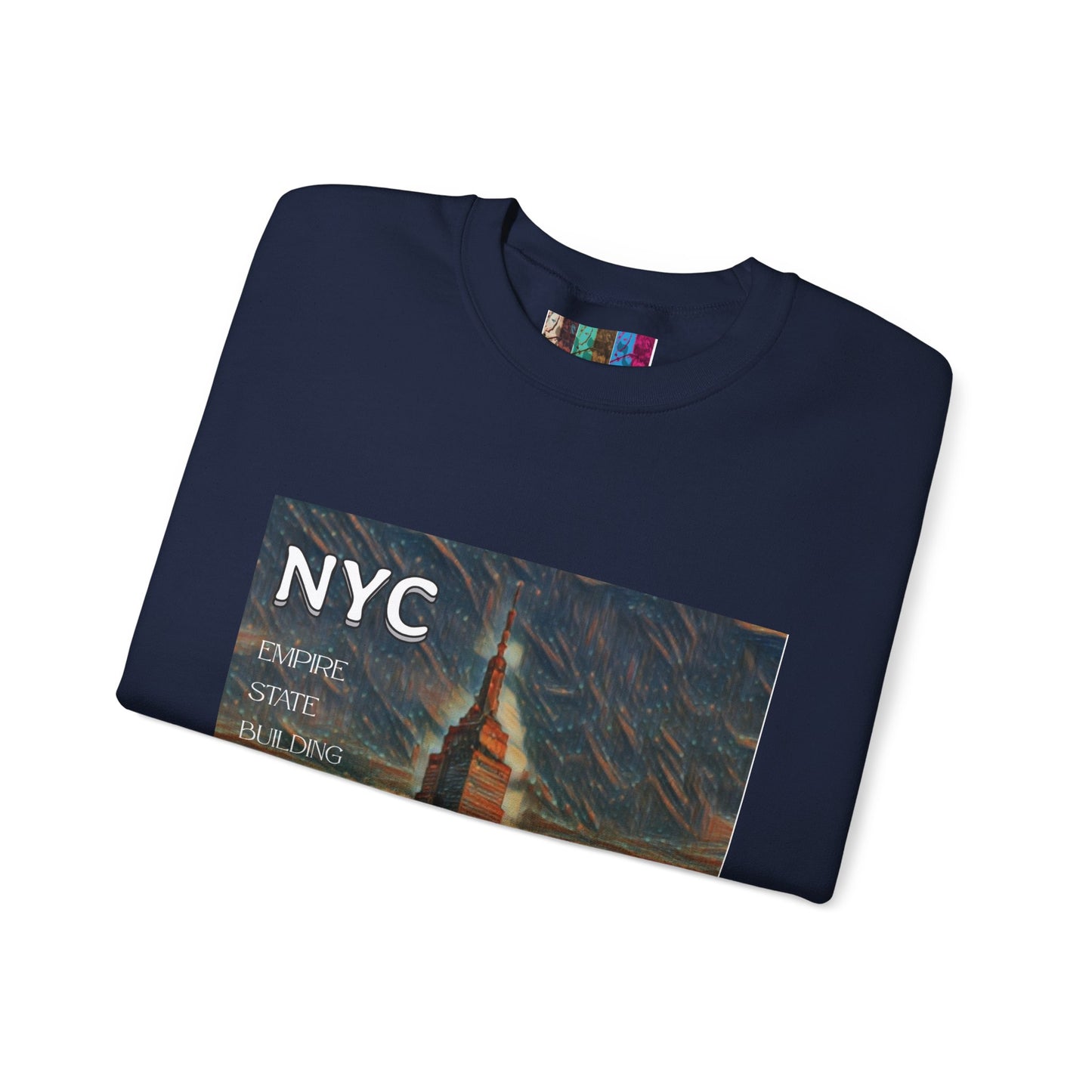 Sweatshirt with "NYC Empire State Building".