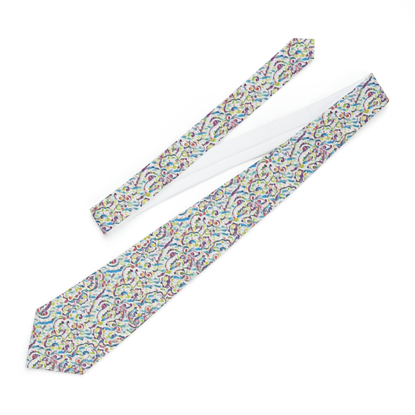 Necktie with Pastel Design