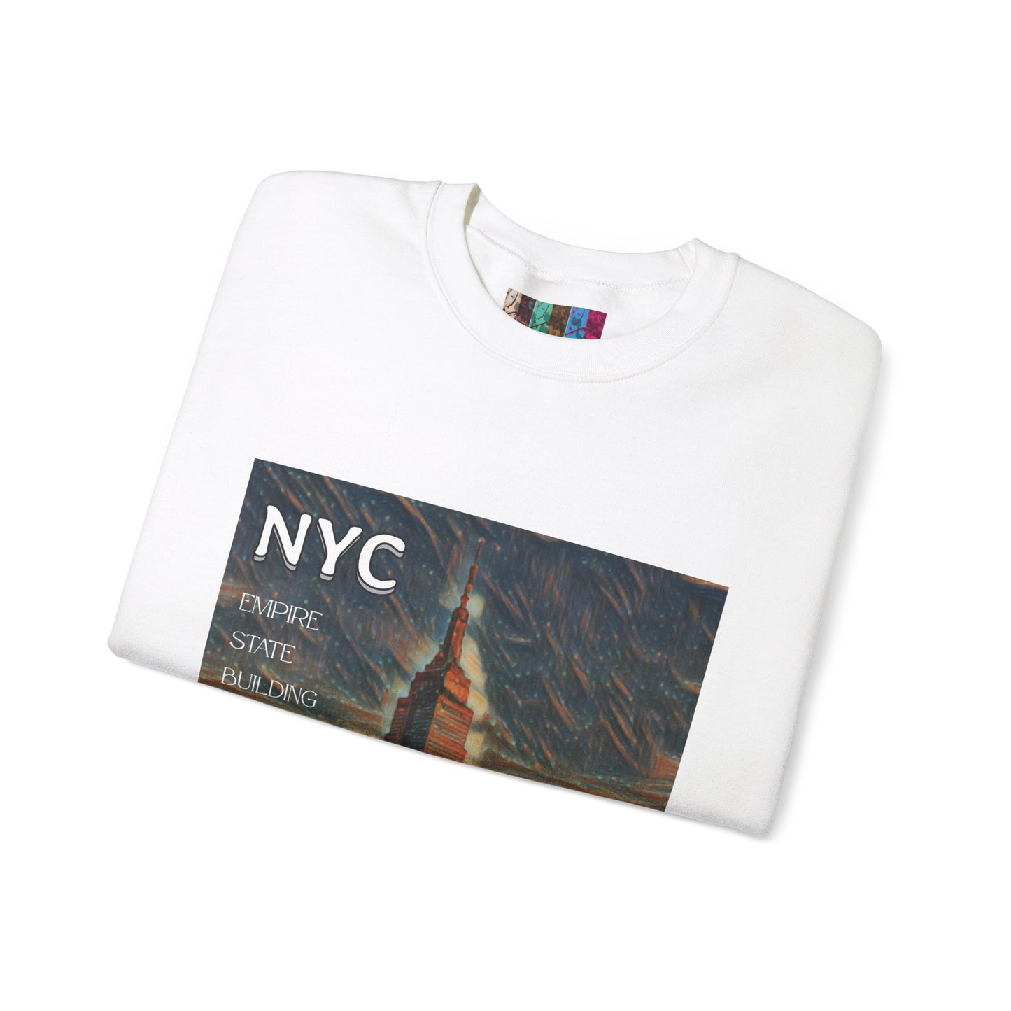 Sweatshirt with "NYC Empire State Building".