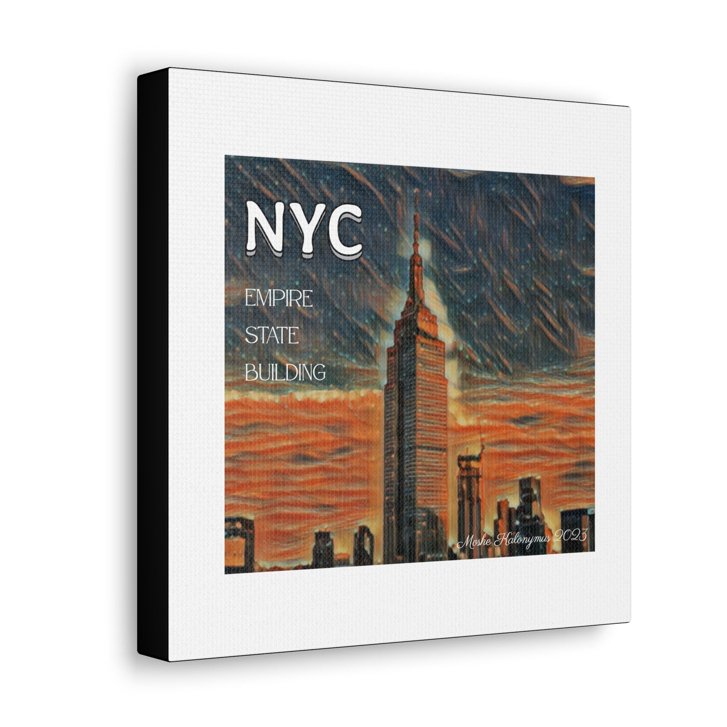 Canvas Gallery Wrap of "NYC Empire State Building".