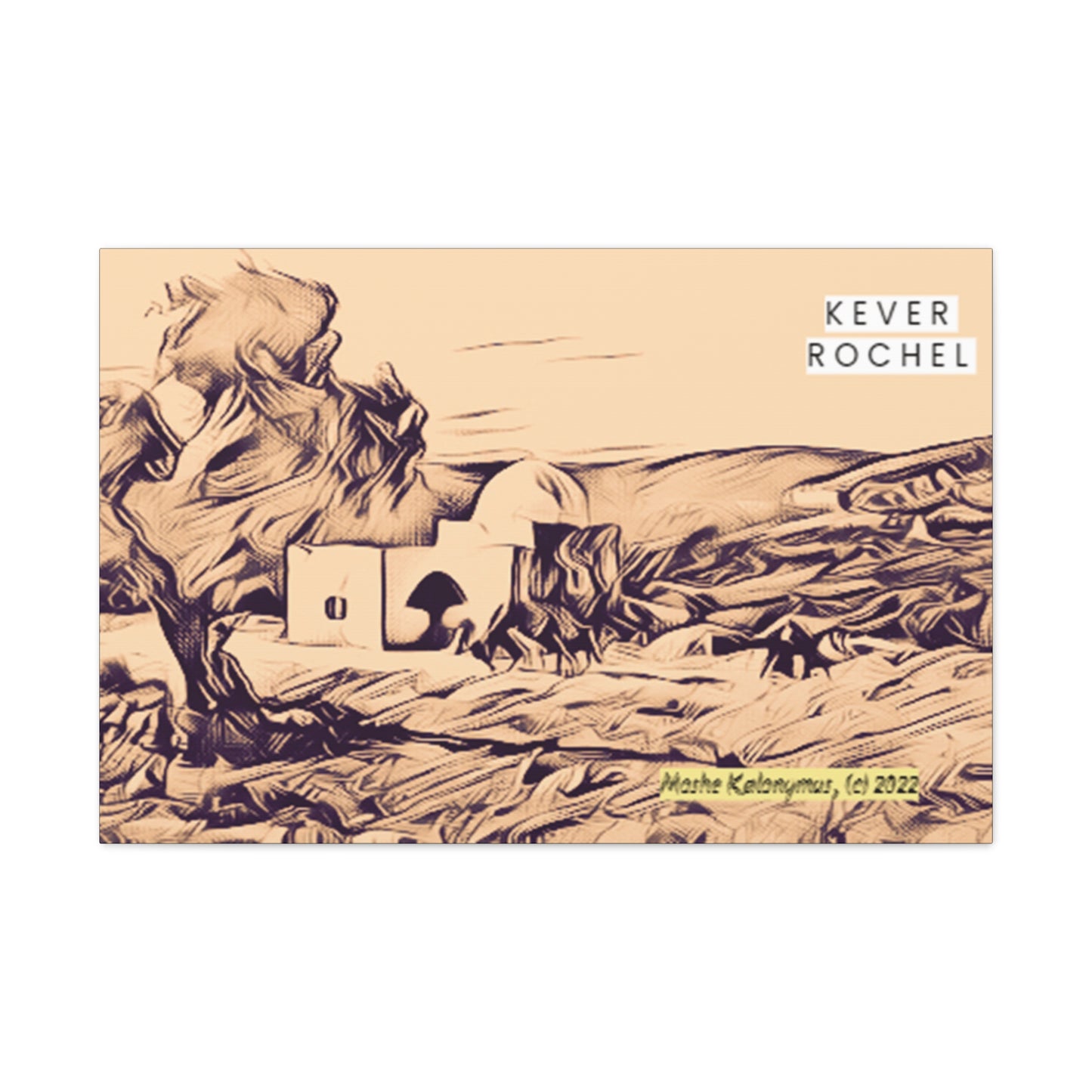 Canvas Gallery Wrap of "Kever Rochel in antiquity" variant #104