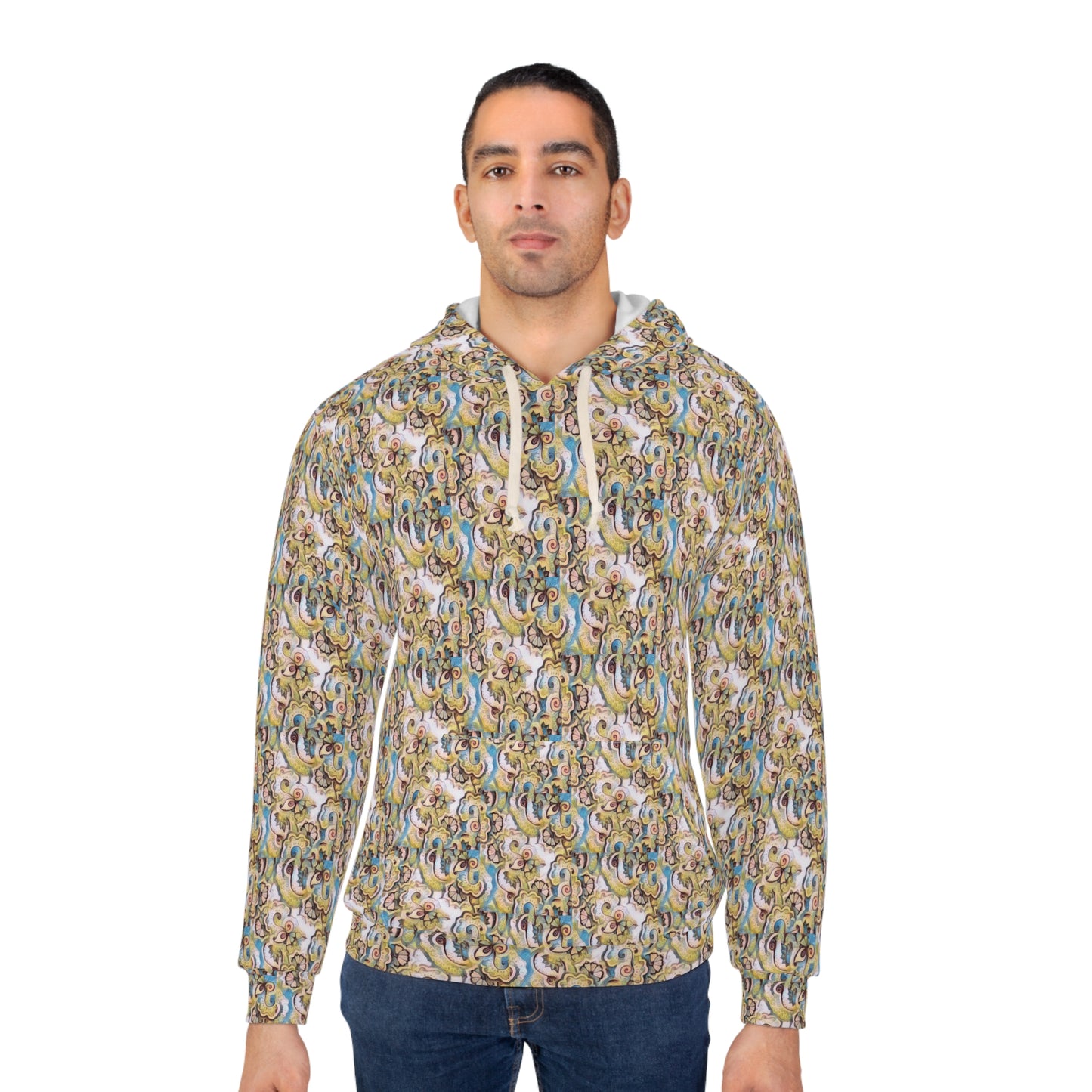 Hooded Sweatshirt with 11 13 2023 Colourful Pattern