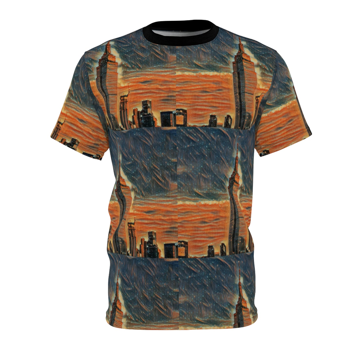 Shirt with NYC "Empire State Building" Print - Patterns.   Full Color.