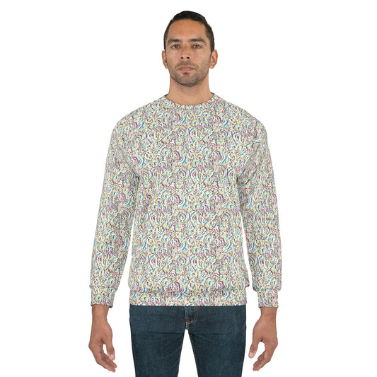 Sweatshirt with Pastel Design