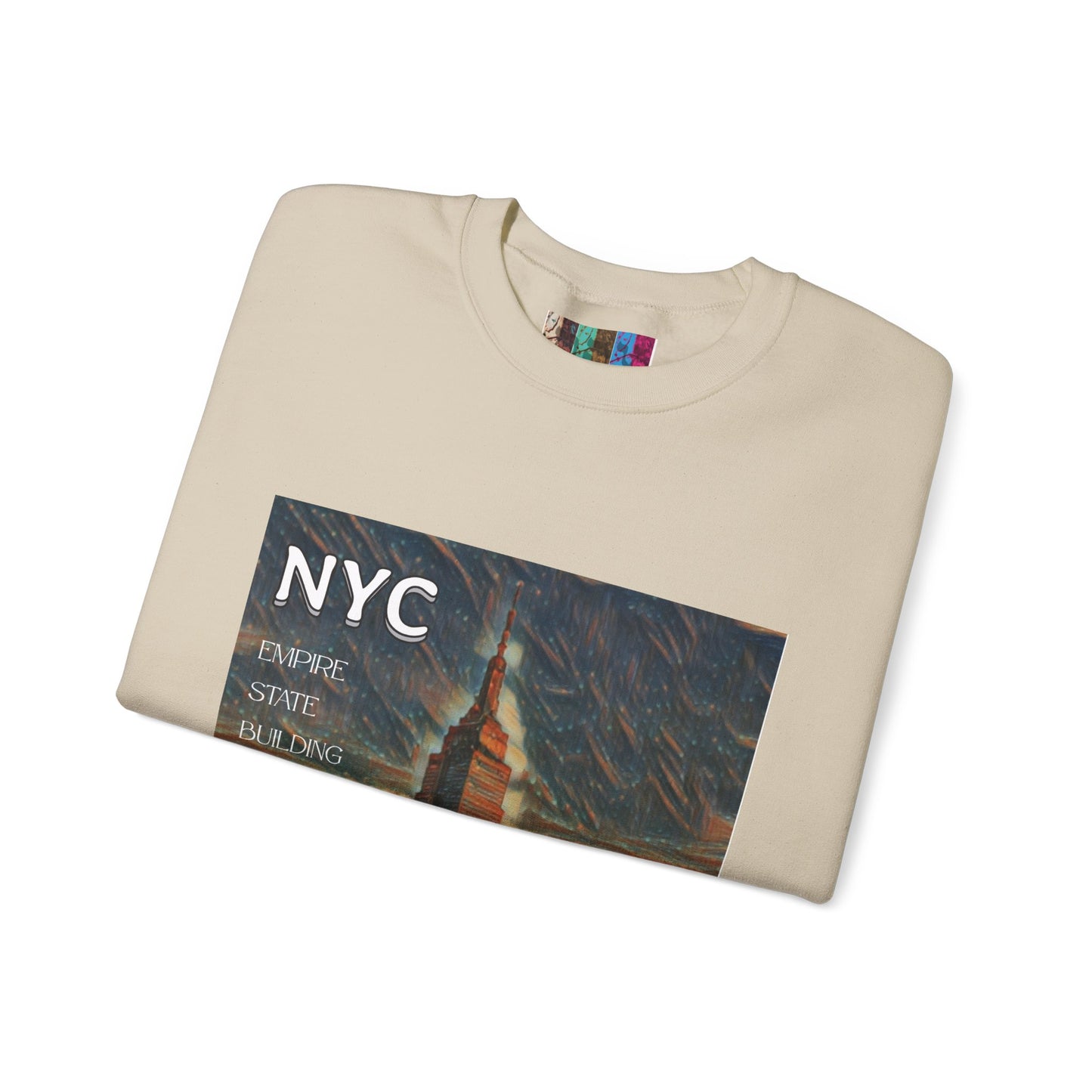 Sweatshirt with "NYC Empire State Building".