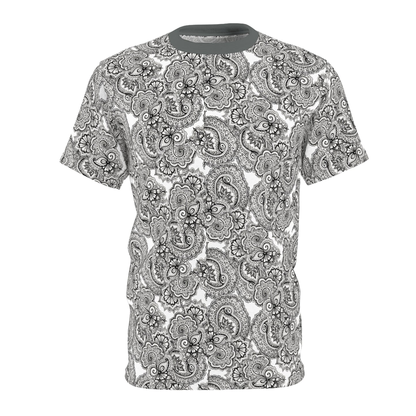 T Shirt 08 2023 Paisley Black on White