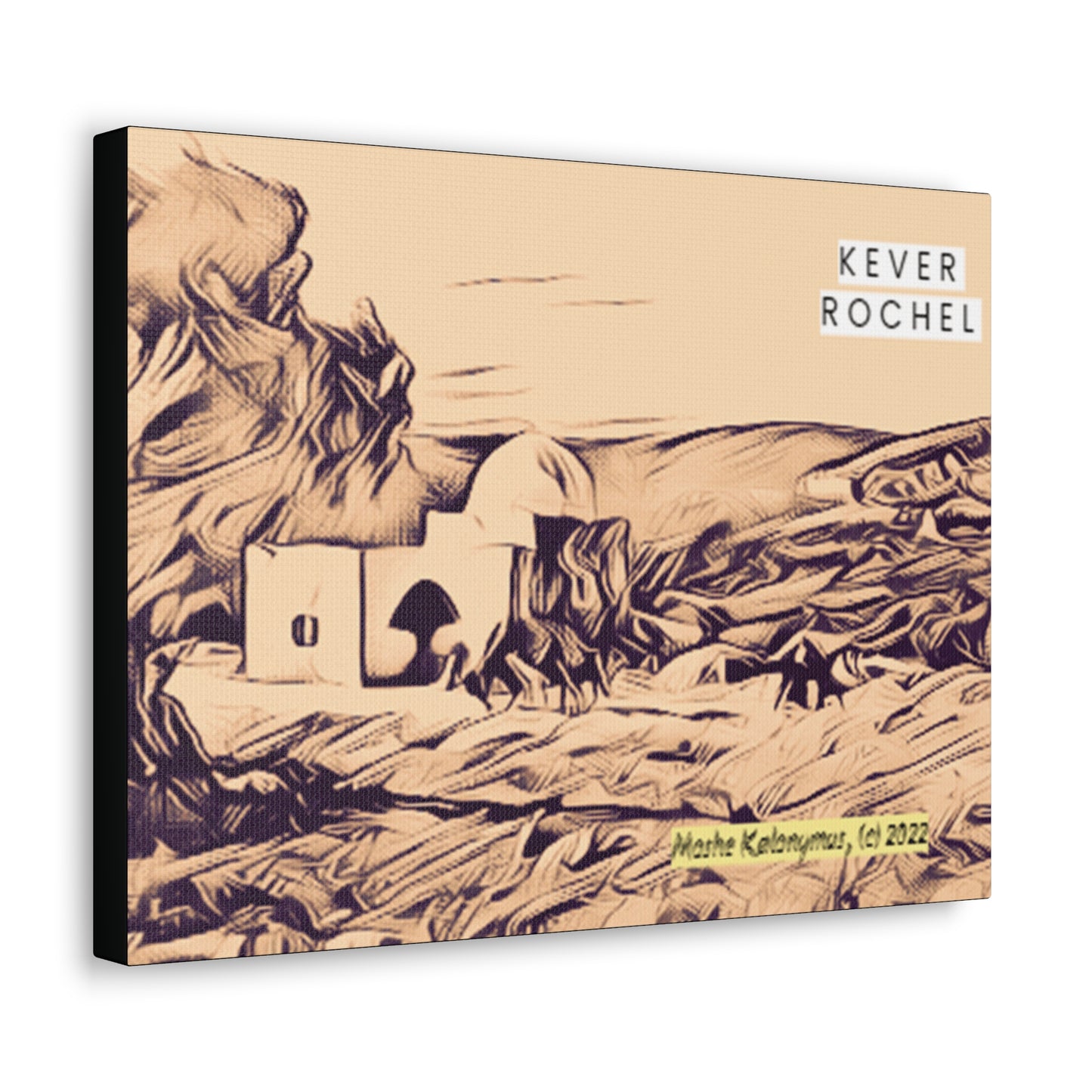 Canvas Gallery Wrap of "Kever Rochel in antiquity" variant #104