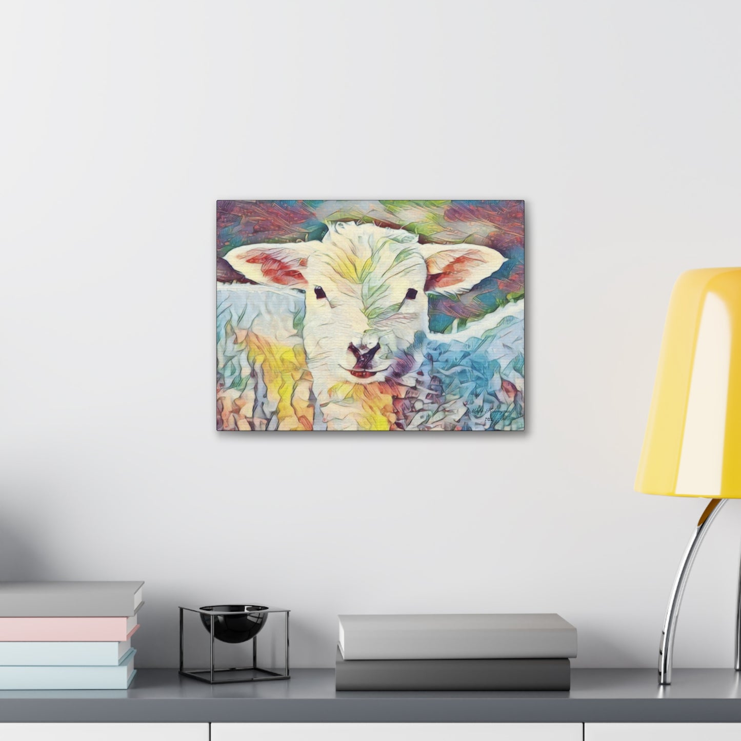 Canvas Gallery Wrap of "Sheep"