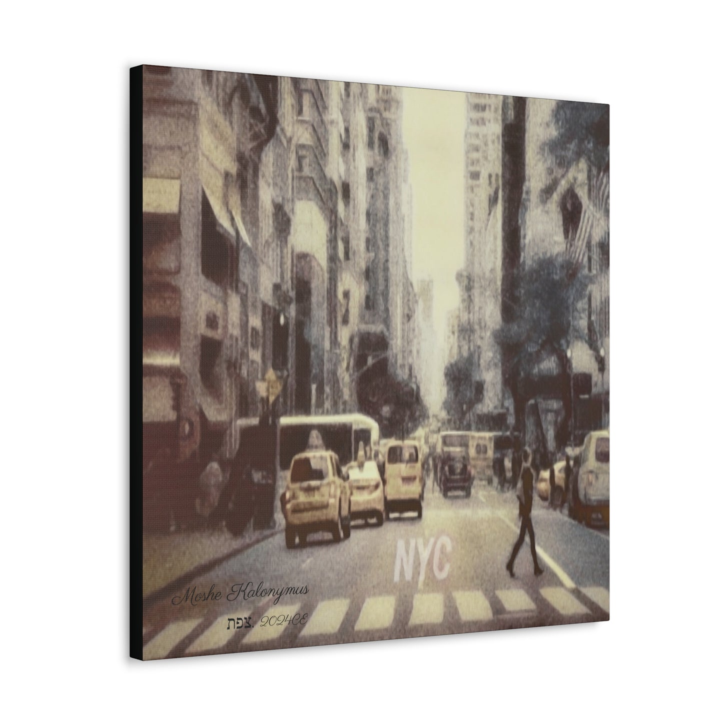 Canvas Gallery Wrap "NYC Traffic"