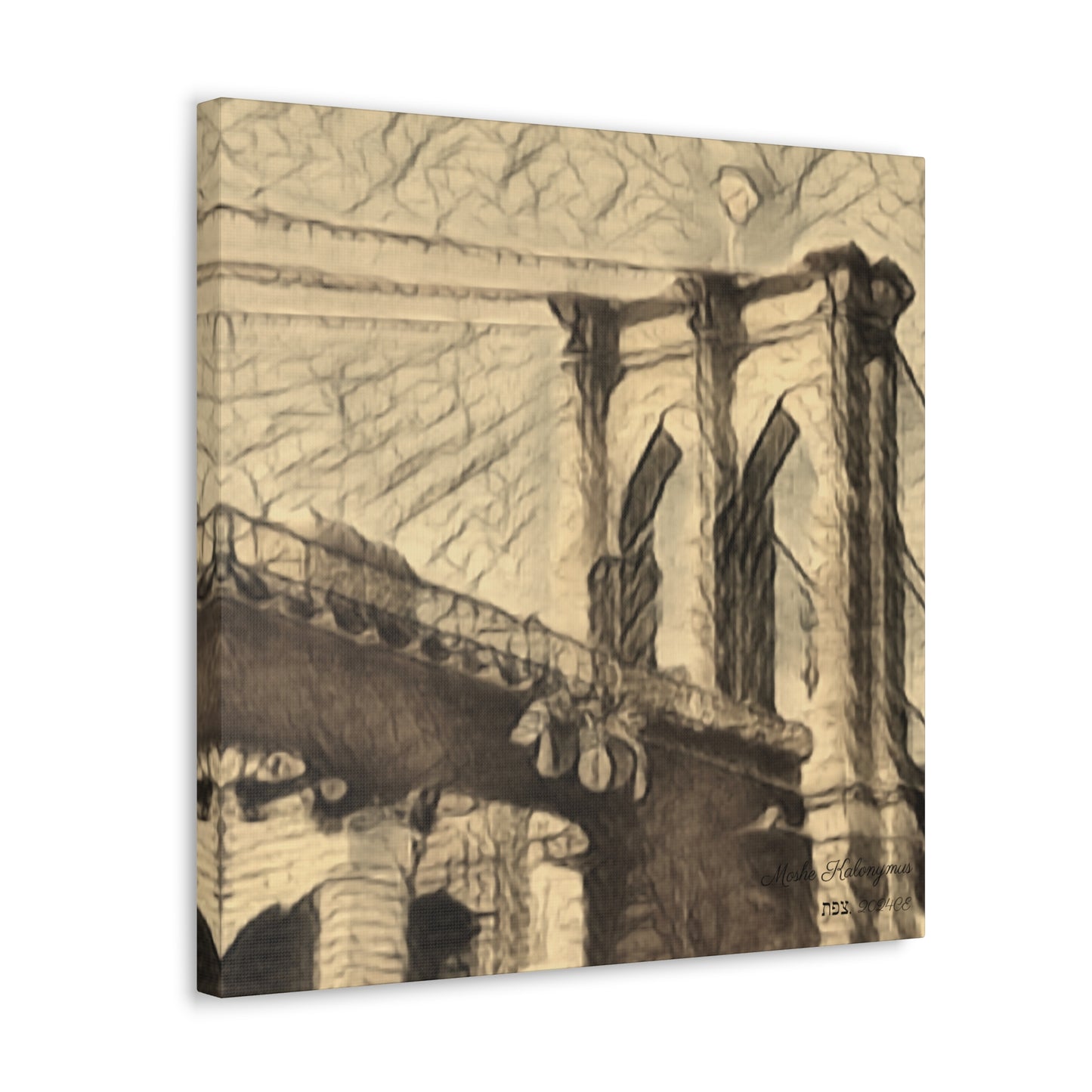 Canvas Gallery Wrap of "The Brooklyn Bridge"