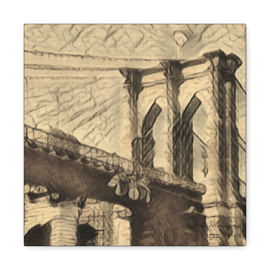 Canvas Gallery Wrap of "The Brooklyn Bridge"