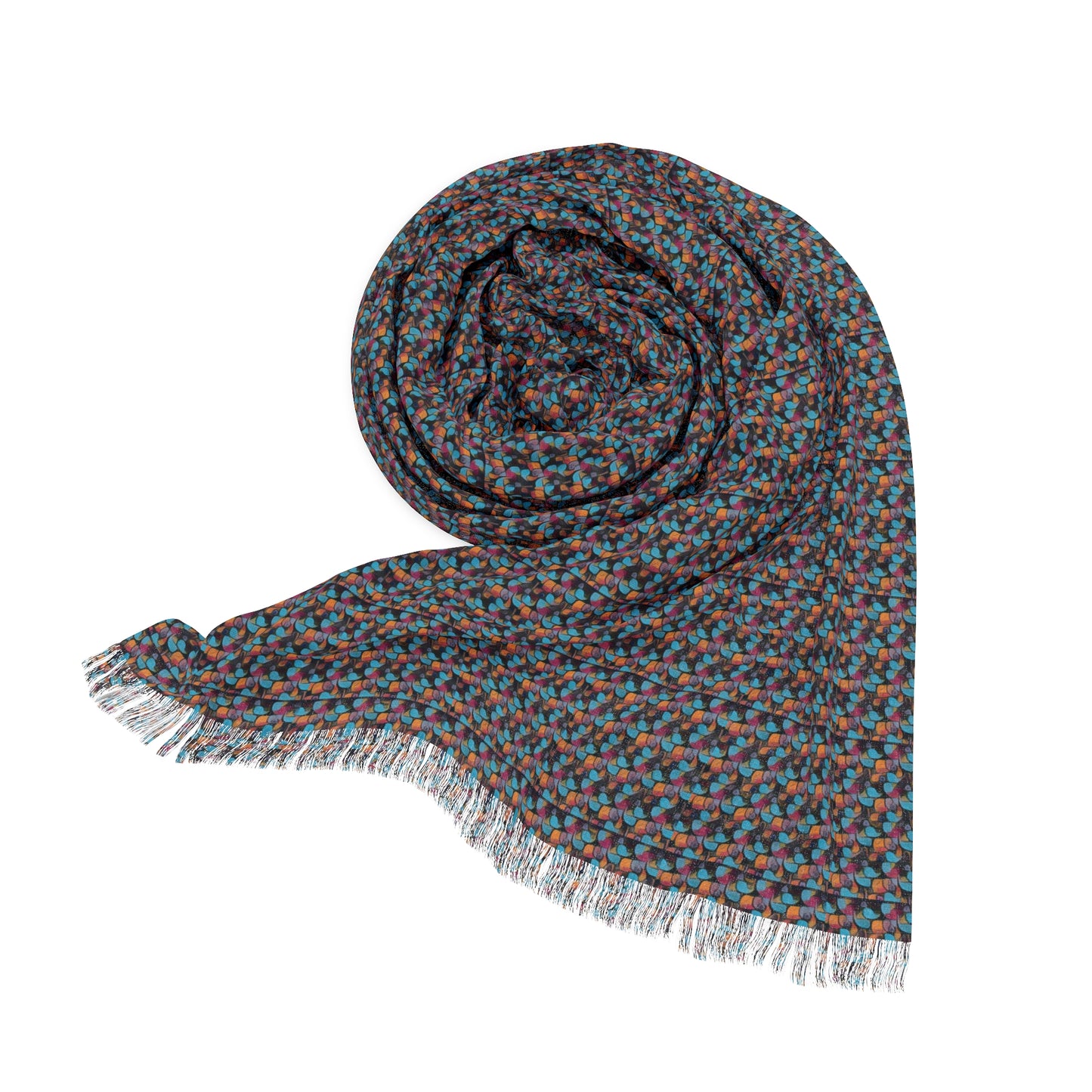 Scarf with  pattern  2