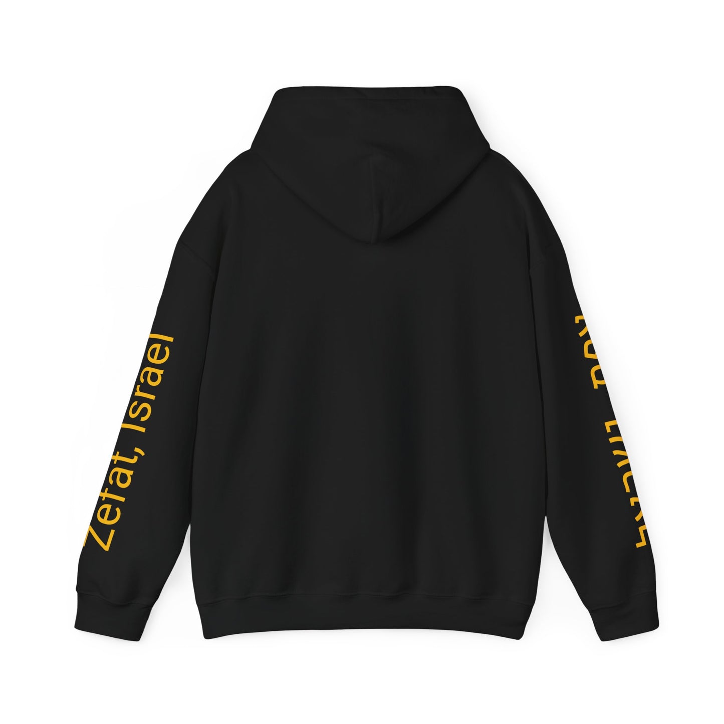 Hooded Sweatshirt with "Zefat View" print Full Color