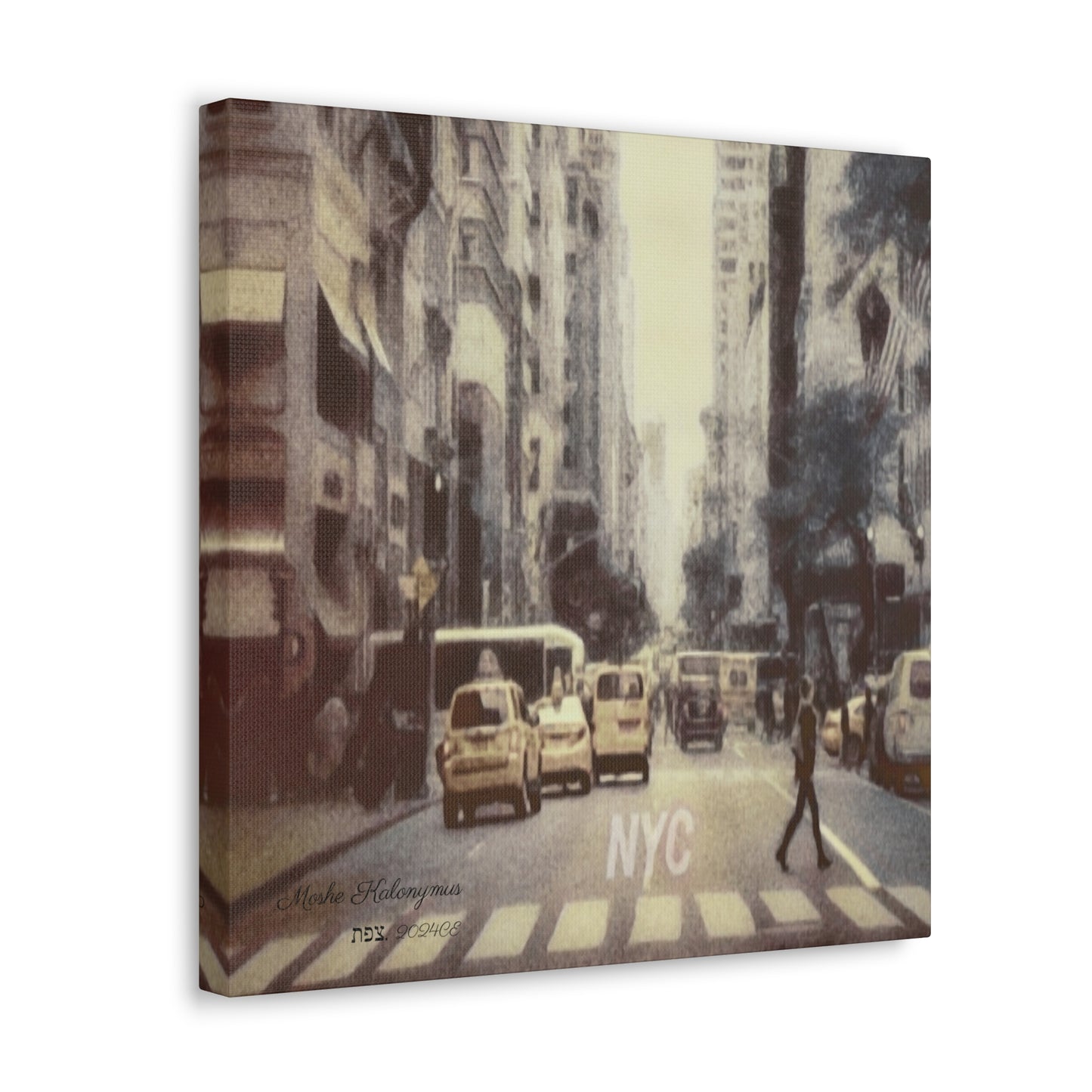 Canvas Gallery Wrap "NYC Traffic"