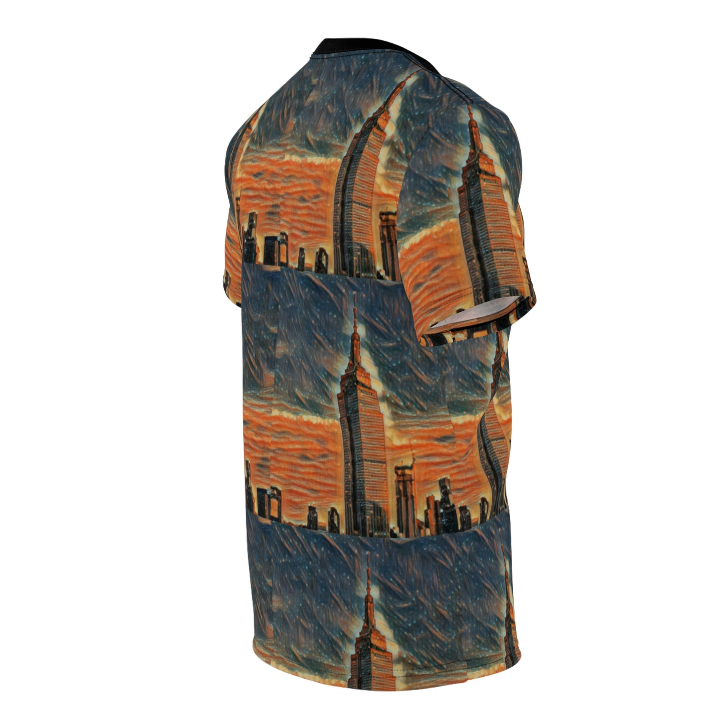 Shirt with NYC "Empire State Building" Print - Patterns.   Full Color.