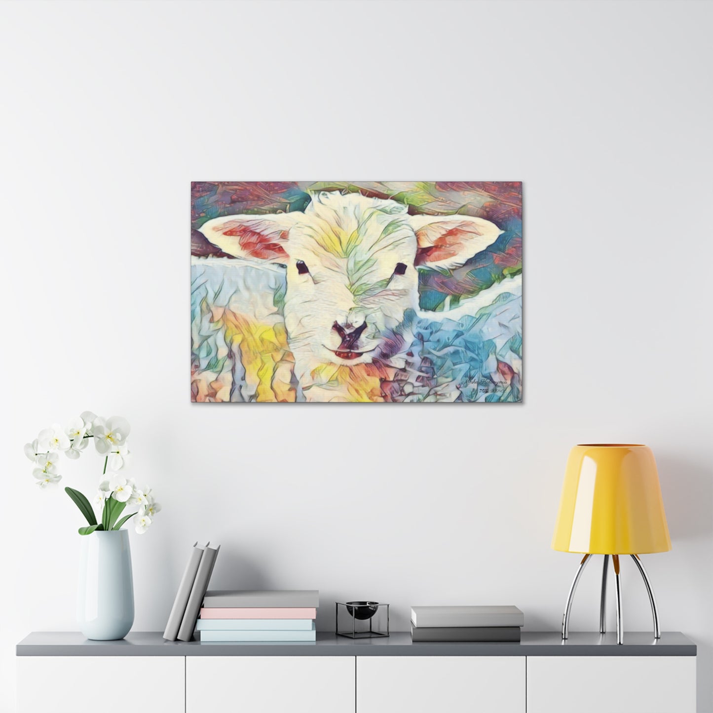 Canvas Gallery Wrap of "Sheep"