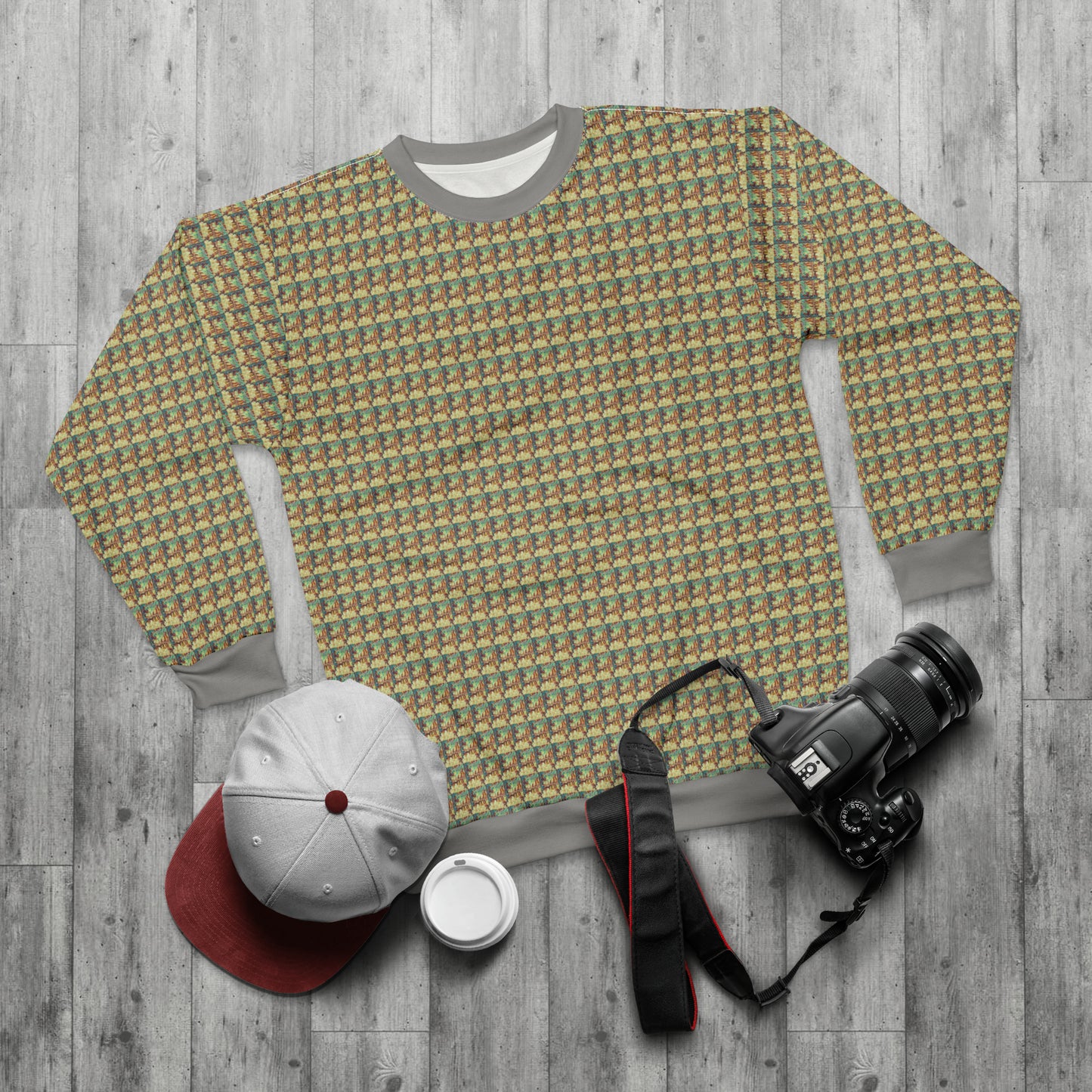 Sweatshirt with 'The Lake' box pattern