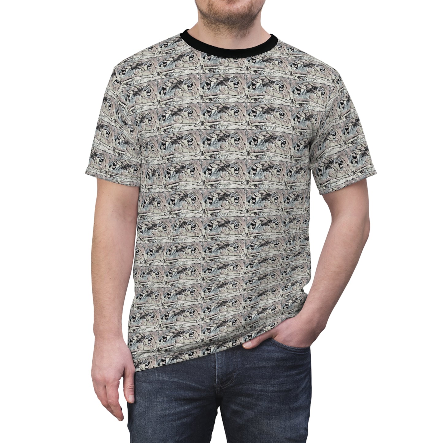 T Shirt with Transcendent Frog Box pattern