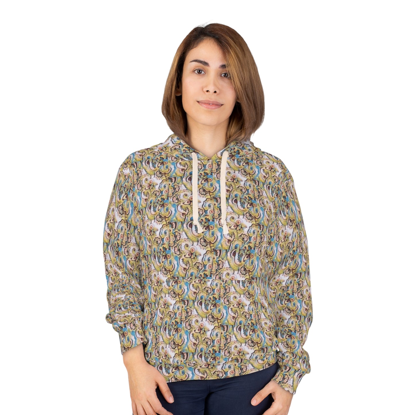 Hooded Sweatshirt with 11 13 2023 Colourful Pattern