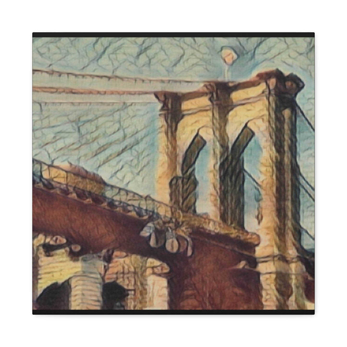 Canvas Gallery Wrap with "NYC Brooklyn Bridge ".