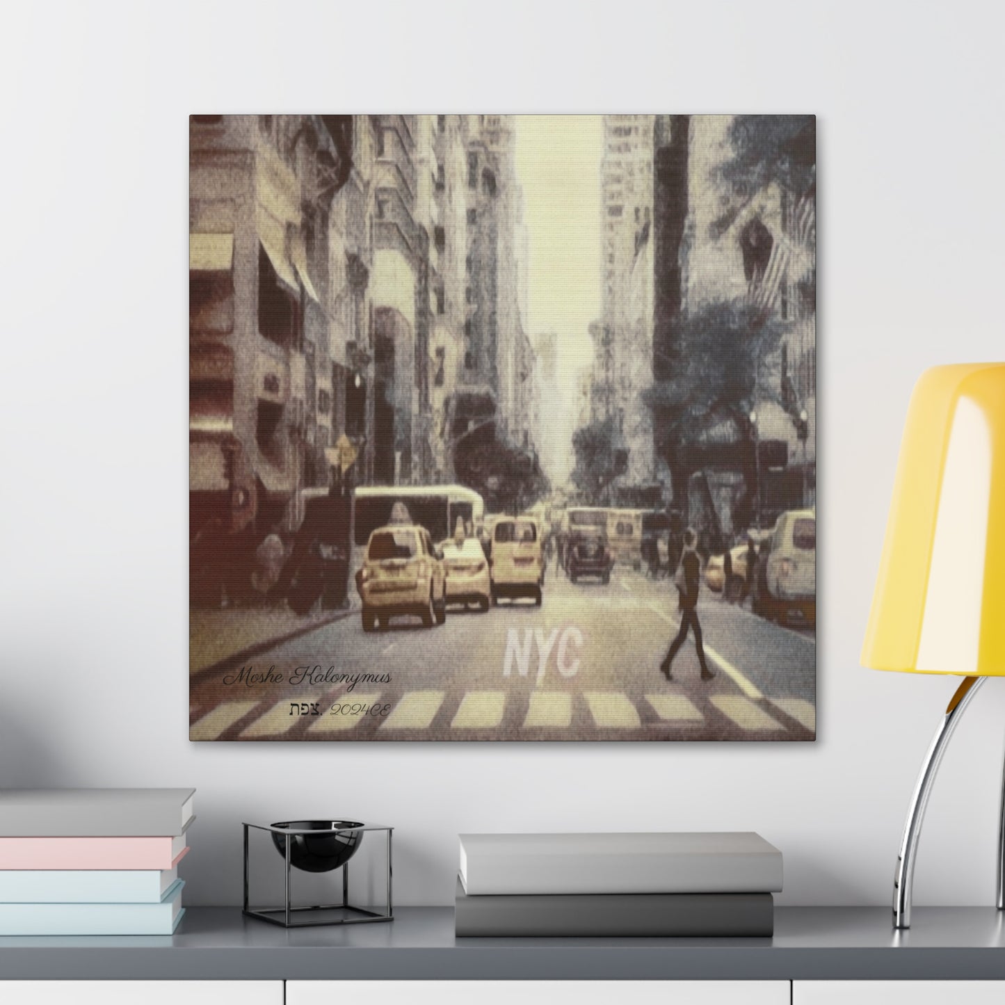 Canvas Gallery Wrap "NYC Traffic"