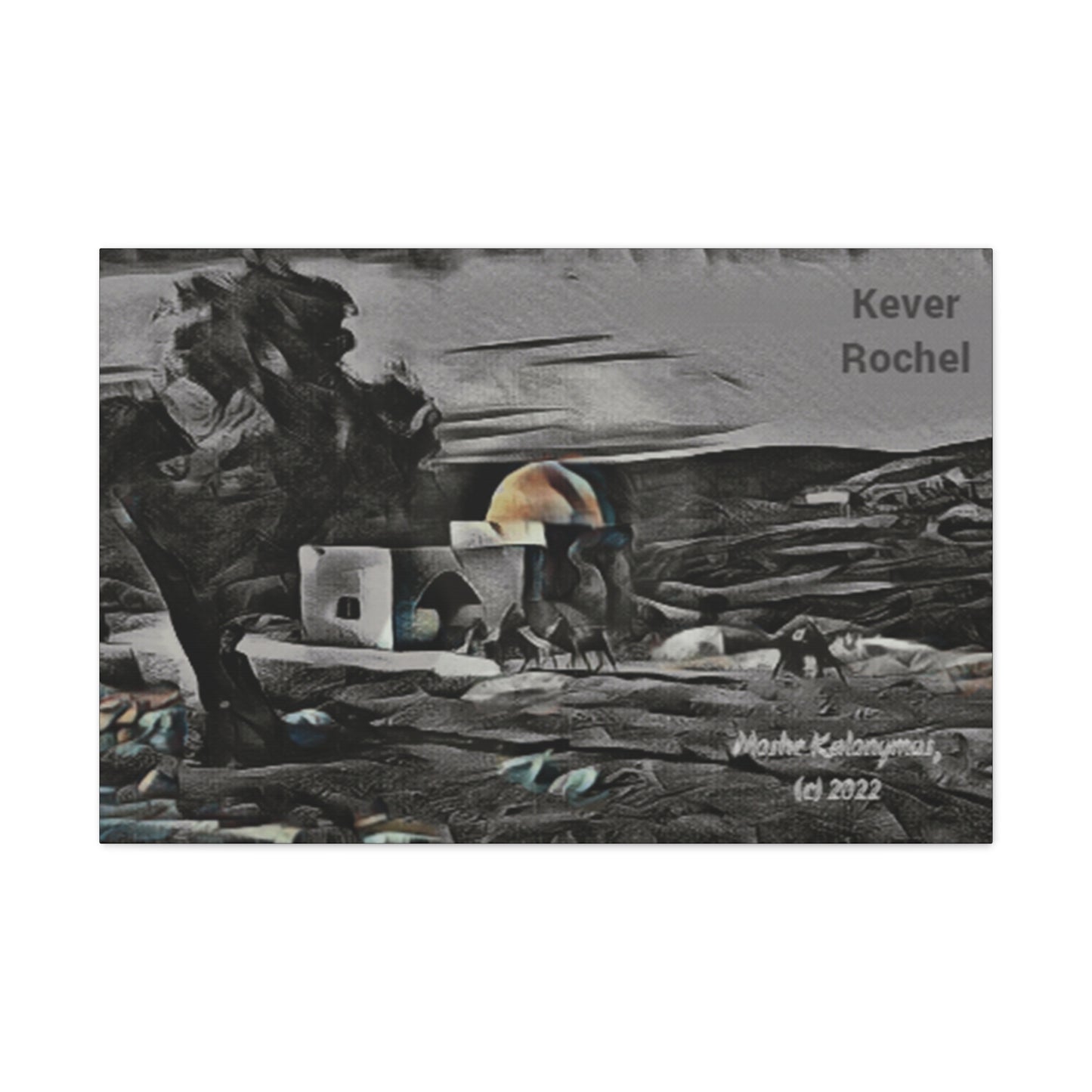 Canvas Gallery Wrap of "Kever Rochel in antiquity" variant #107