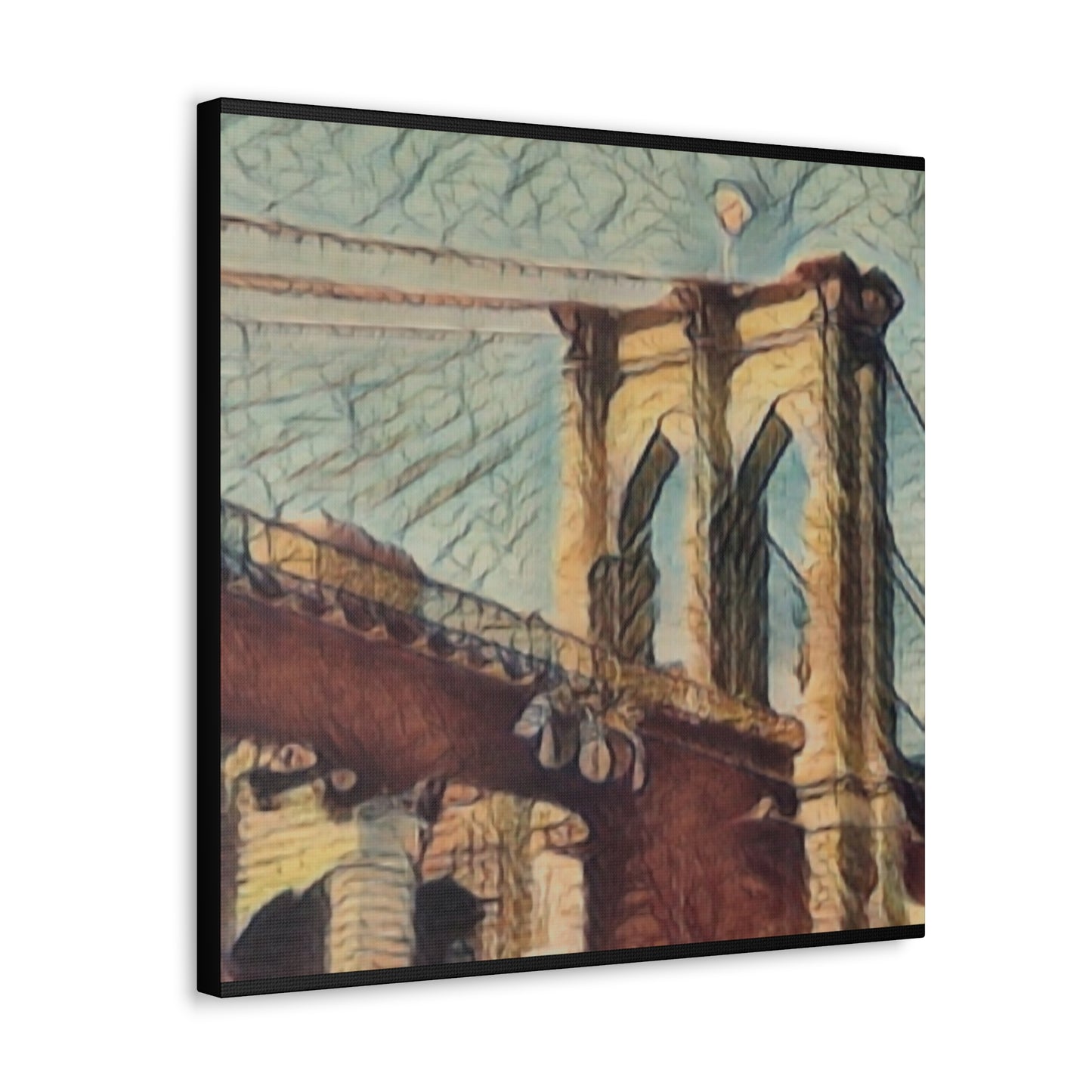 Canvas Gallery Wrap with "NYC Brooklyn Bridge ".