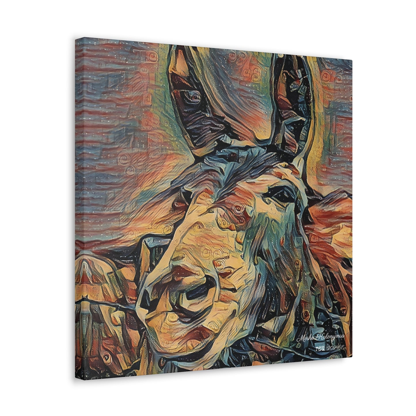 Canvas Gallery Wrap of "Donkey"