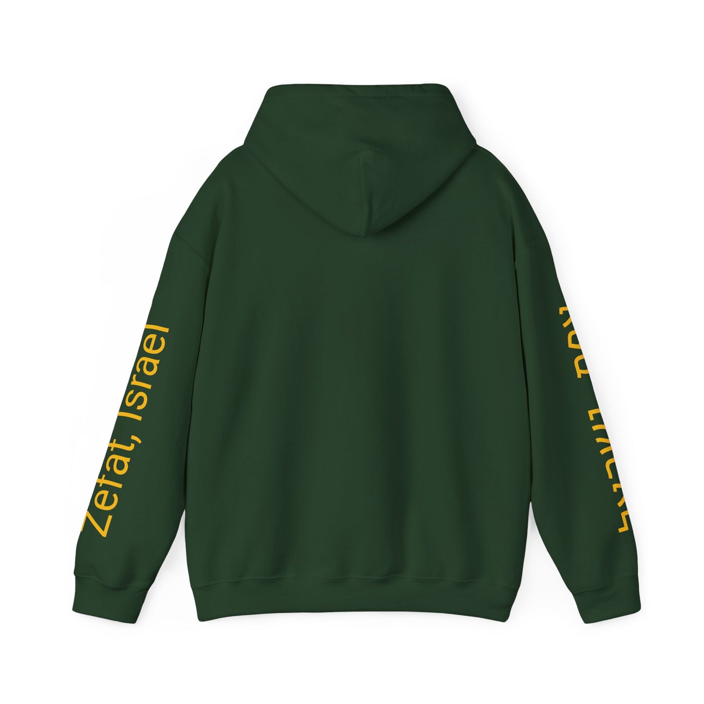 Hooded Sweatshirt with "Zefat View" print Full Color