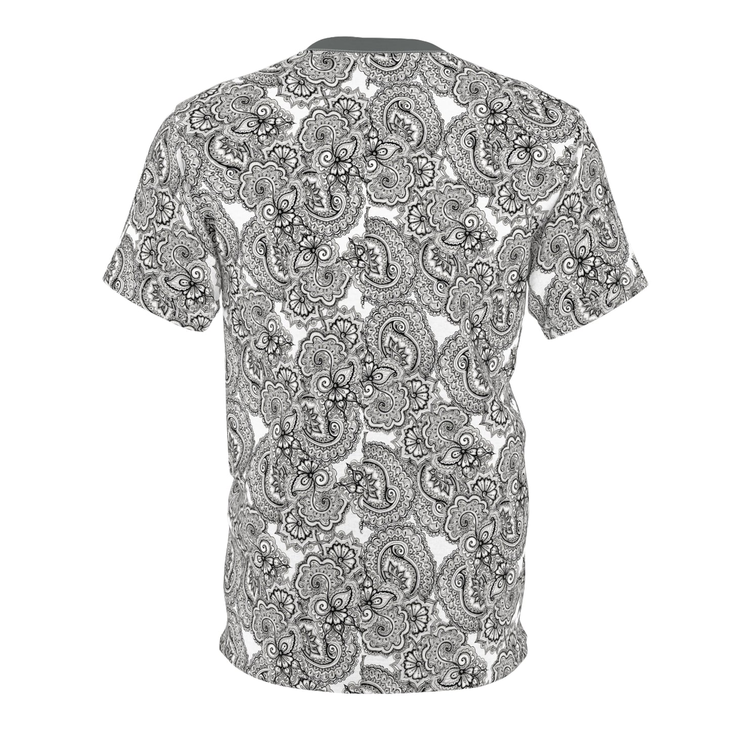 T Shirt 08 2023 Paisley Black on White