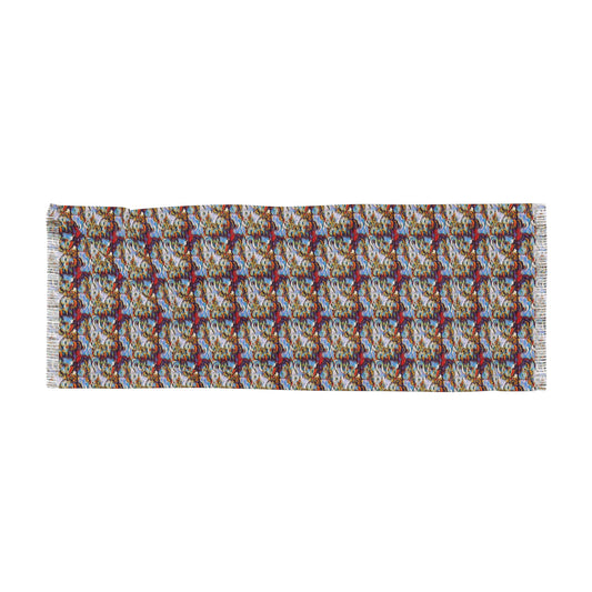 Scarf with  pattern  5