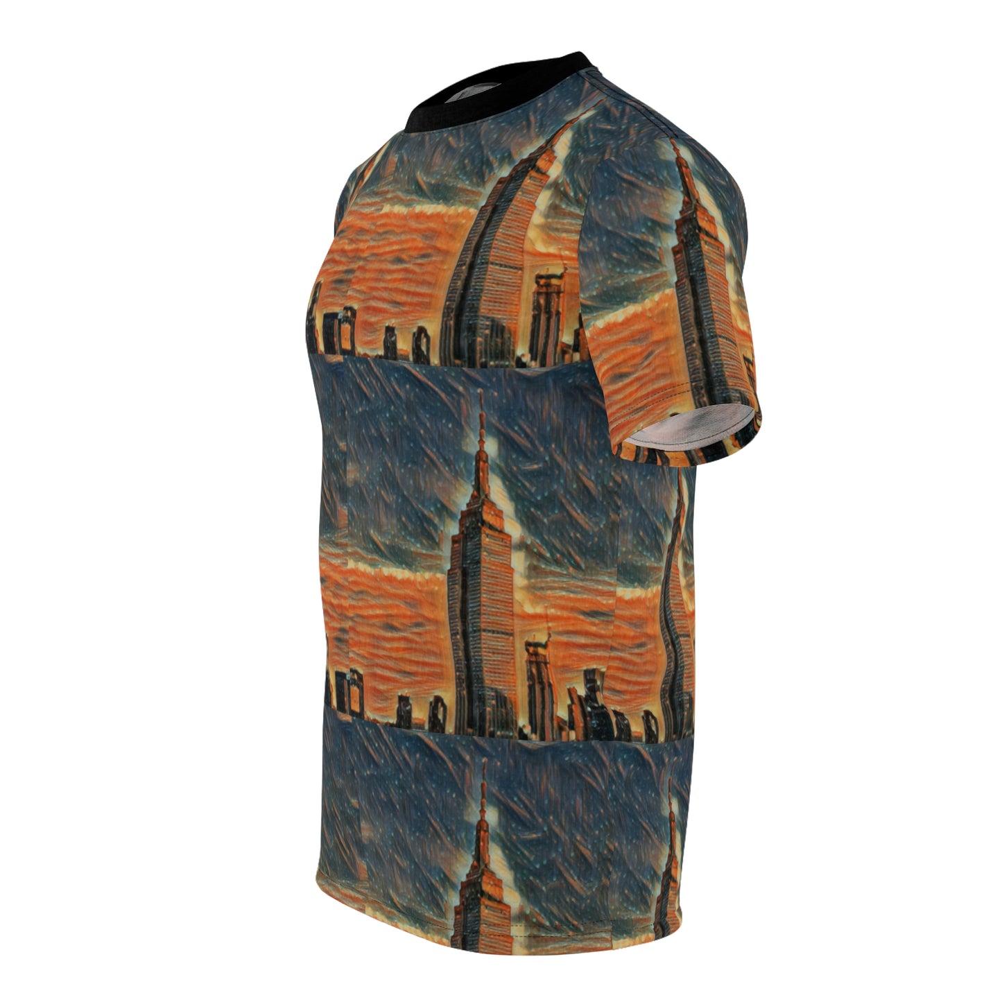 Shirt with NYC "Empire State Building" Print - Patterns.   Full Color.