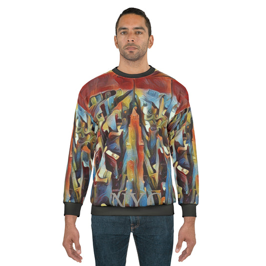 Sweatshirt with "NYC Chrysler Building - Midtown" Full color