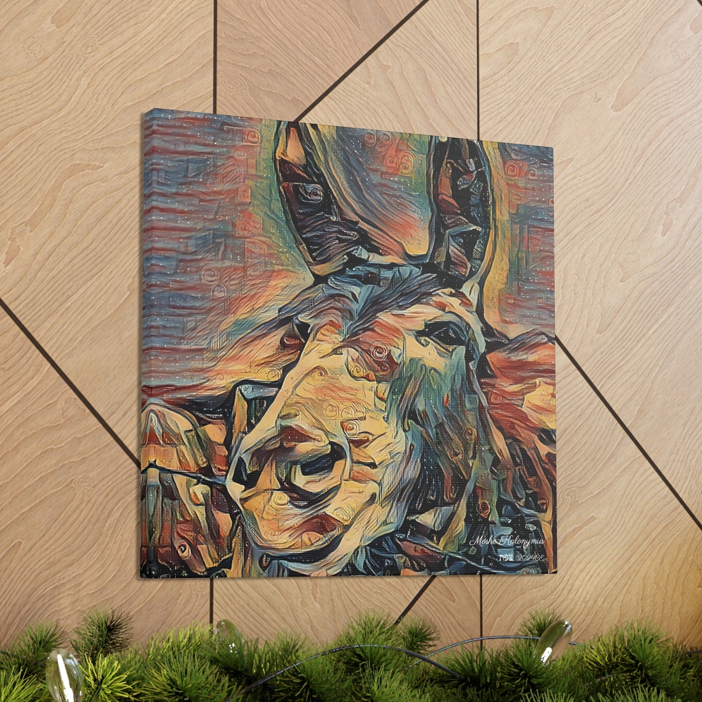 Canvas Gallery Wrap of "Donkey"