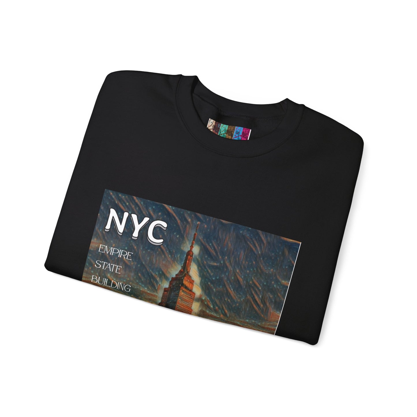 Sweatshirt with "NYC Empire State Building".