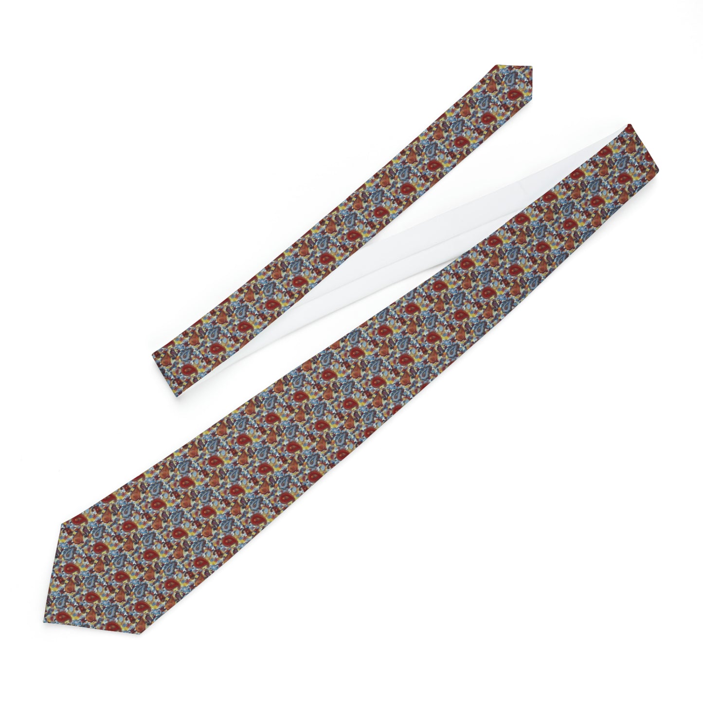 Necktie with Flowers Pattern 6