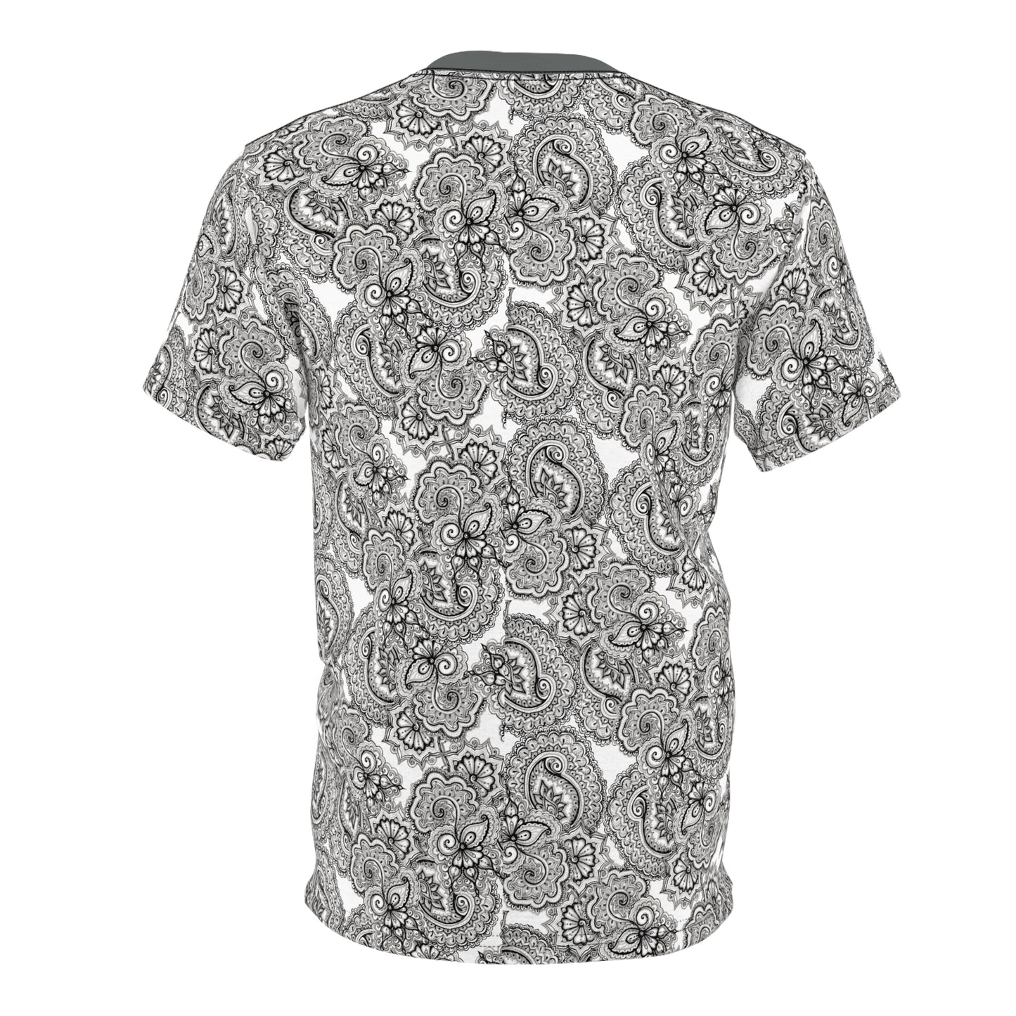 T Shirt 08 2023 Paisley Black on White