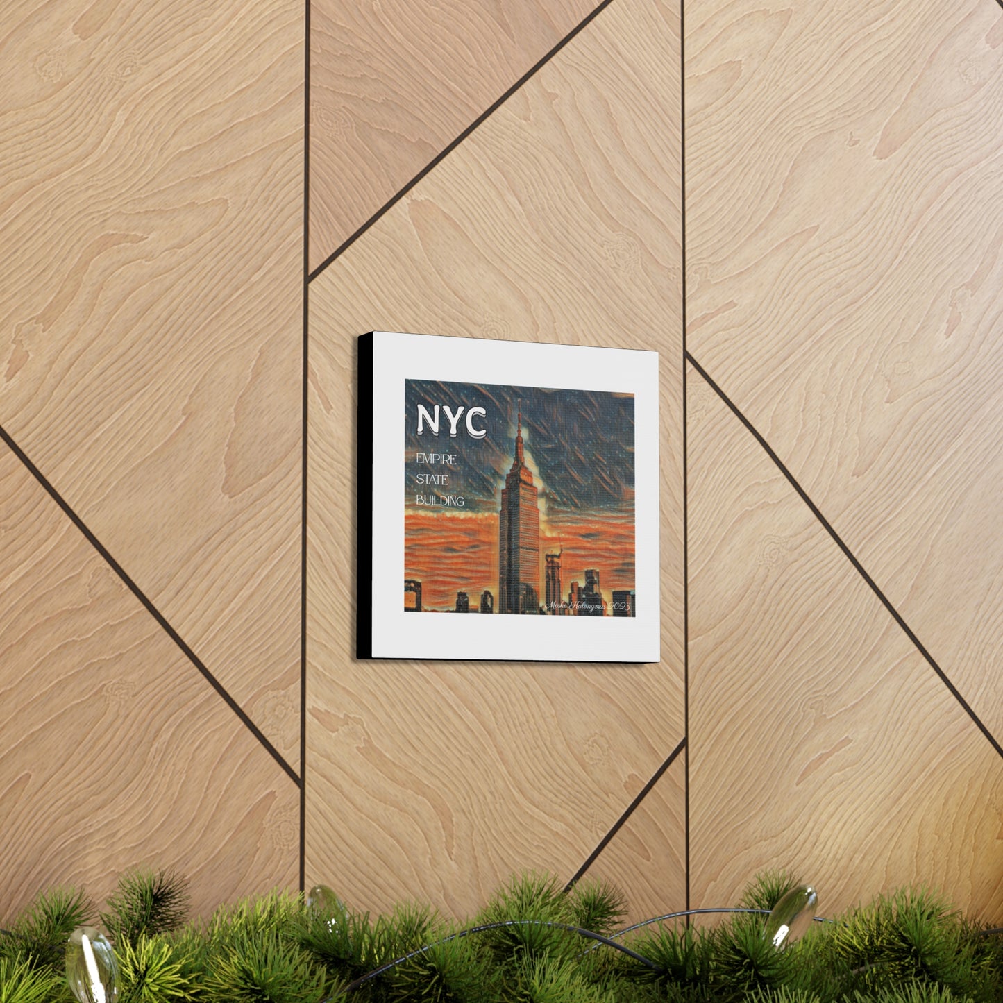 Canvas Gallery Wrap of "NYC Empire State Building".