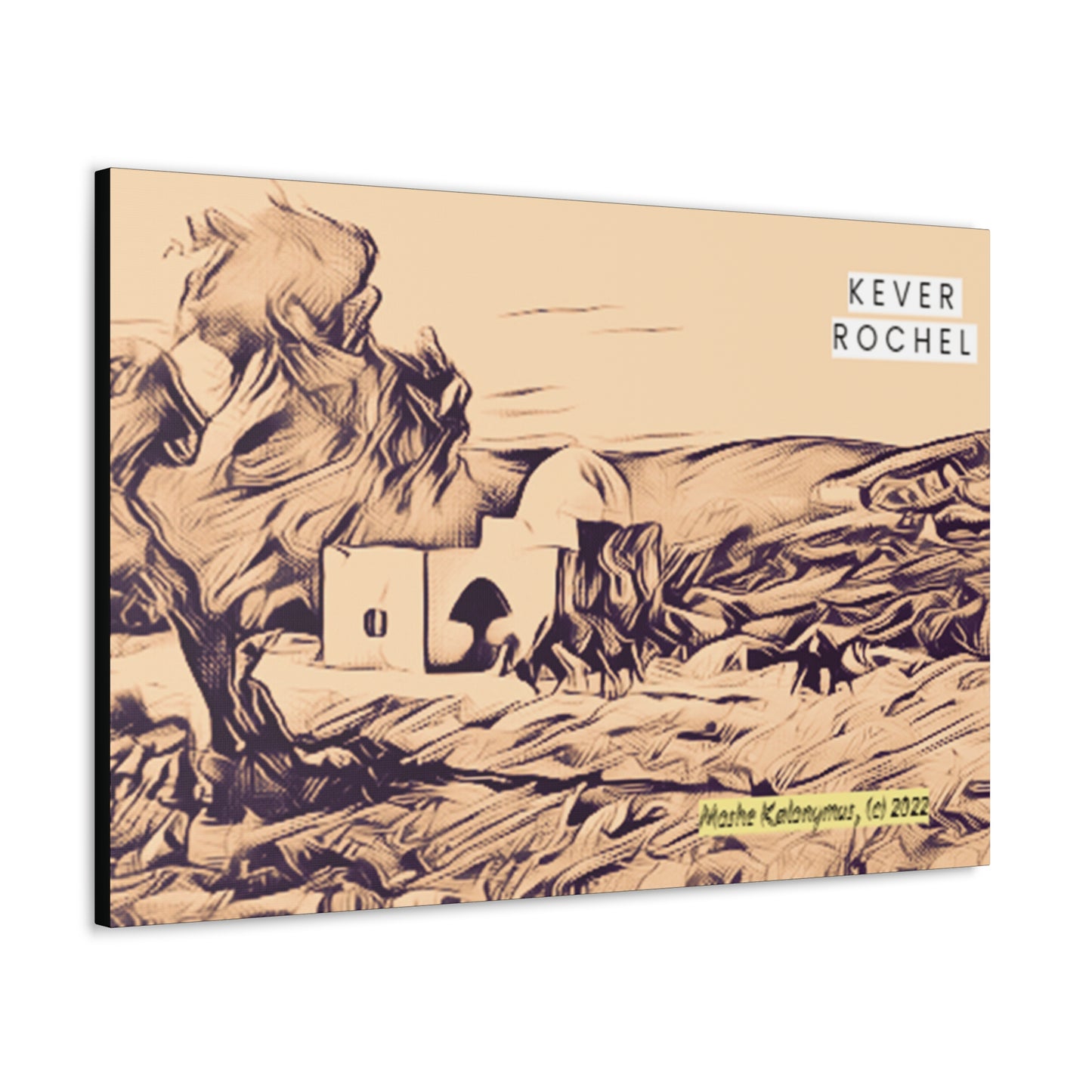 Canvas Gallery Wrap of "Kever Rochel in antiquity" variant #104