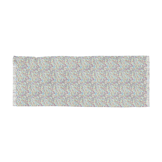 Scarf with Pastel Pattern