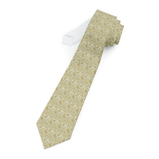 Necktie with a beautiful Pale and Red.   Pattern #9