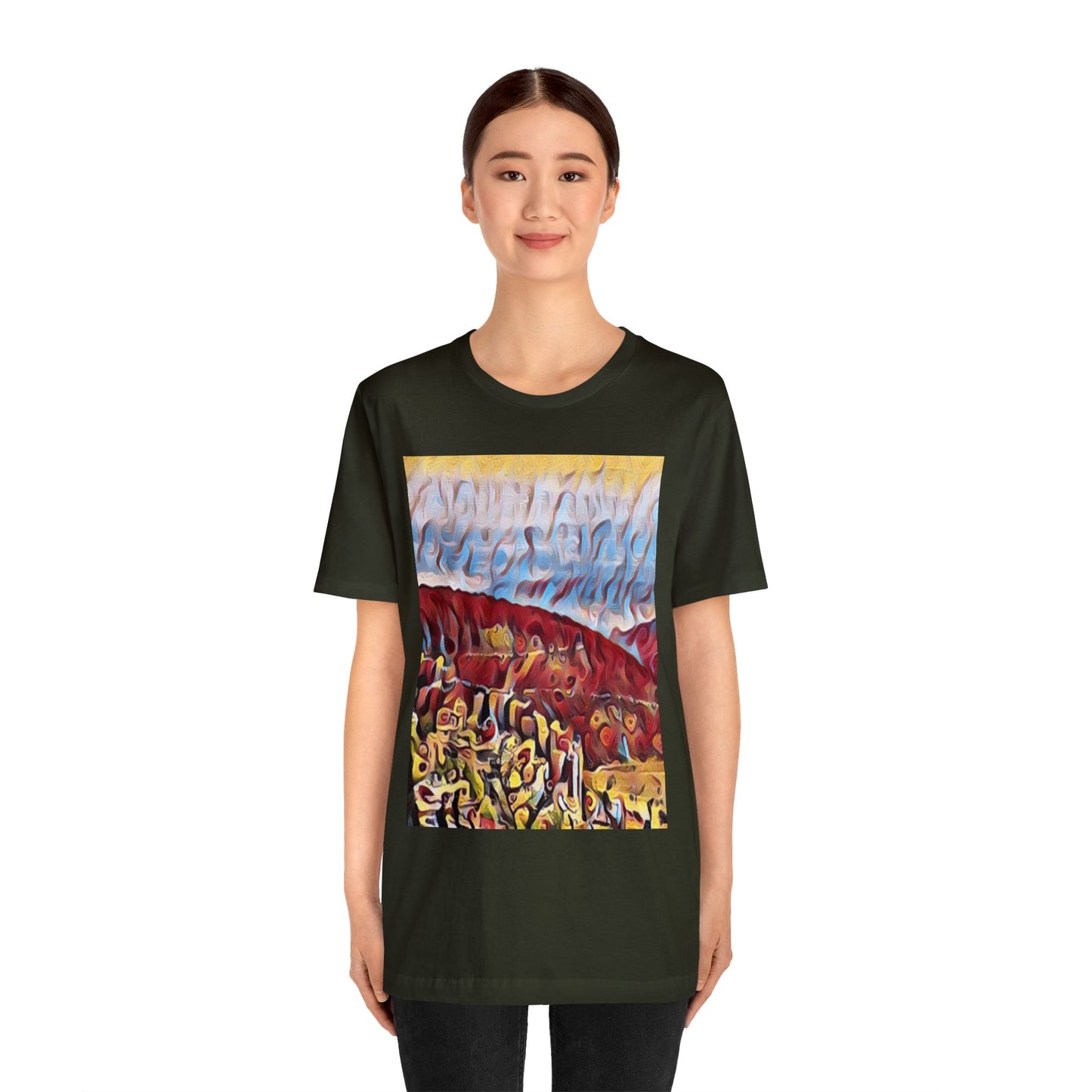 T  Shirt with Zefat View Art