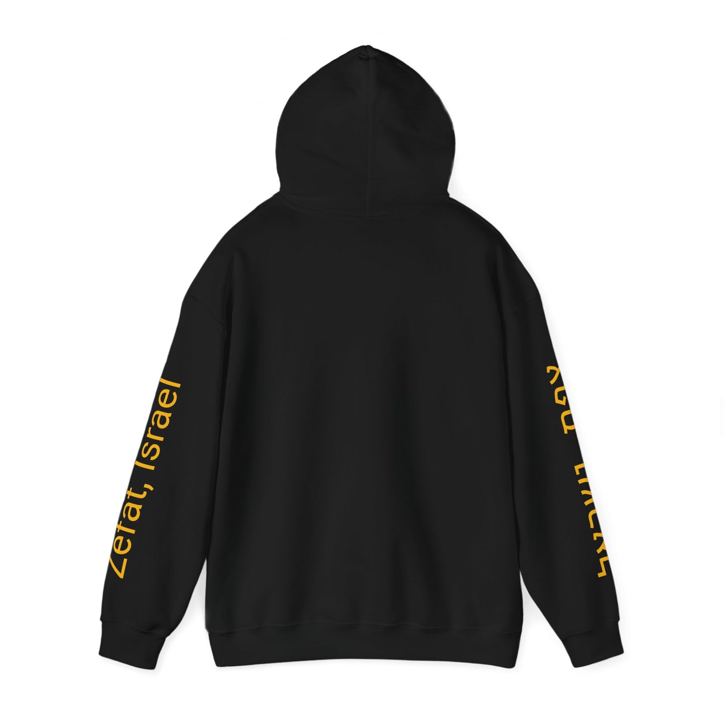 Hooded Sweatshirt with "Zefat View" print Full Color