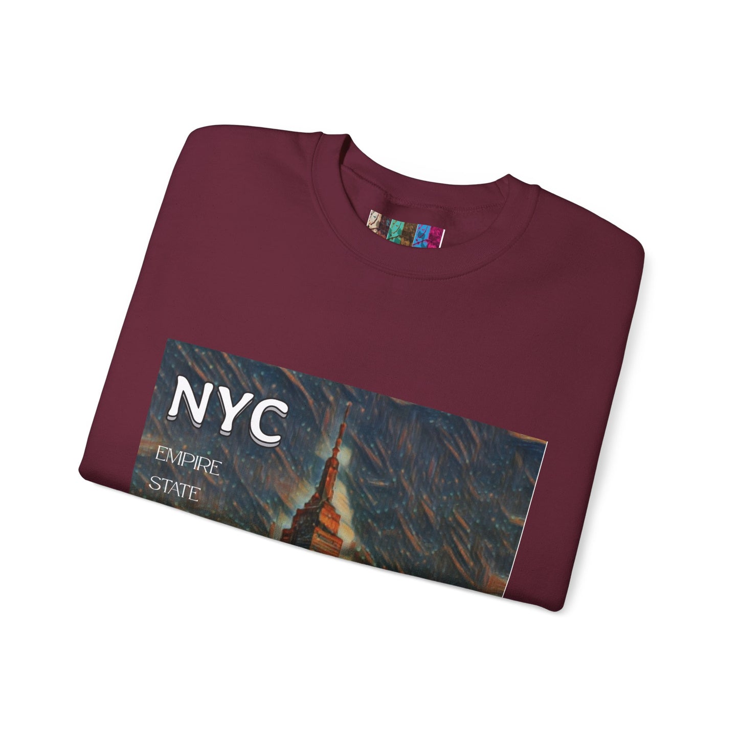 Sweatshirt with "NYC Empire State Building".